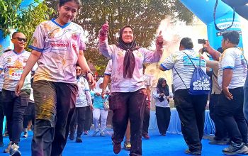 HUT ke-344 Kota Bandar Lampung, Ribuan Warga Padati Color Run 2026