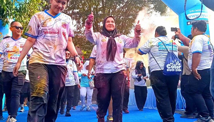 HUT ke-344 Kota Bandar Lampung, Ribuan Warga Padati Color Run 2026