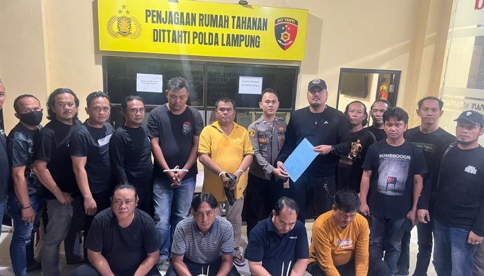 Delapan Debt Collector Diduga Intimidasi Pemilik Pajero Sport Ditangkap Polda Lampung, Isu Keterlibatan Mantan AKBP Masih Didalami