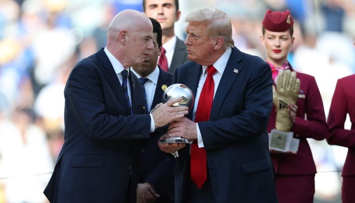Sinyal Kejutan Politik Global  Donald Trump Dorong Presiden FIFA Gianni Infantino Jadi Sekjen PBB!