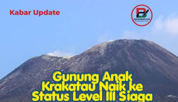 Gunung Anak Krakatau Naik ke Status Level III Siaga, Masyarakat Diminta Jauhi Radius 3 Kilometer