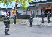 Danbrigif 4 Mar/BS Tekankan Soliditas dan Karakter Prajurit ‘JAWARA’ pada Apel Gabungan di Lampung