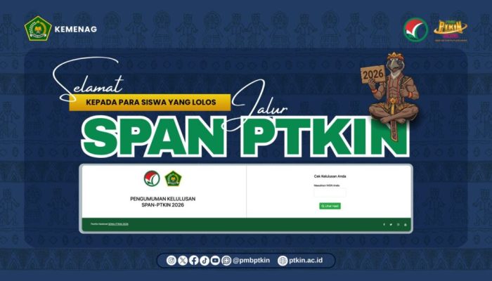 Hasil SPAN-PTKIN 2026 Diumumkan, 5.153 Calon Mahasiswa Lolos ke UIN Raden Intan Lampung