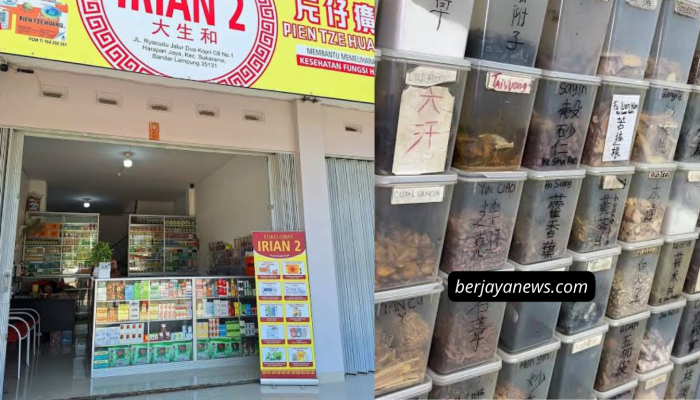 Tradisi Pengobatan Herbal TCM Sejak 1936, Toko Obat Irian Bandar Lampung Bertahan Lintas Tiga Generasi