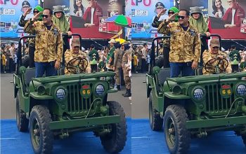 Puluhan Jeep Tua Turun Gunung! Willys Lampung Community Curi Perhatian di Pawai Budaya HUT ke-344 Kota Tapis Berseri!