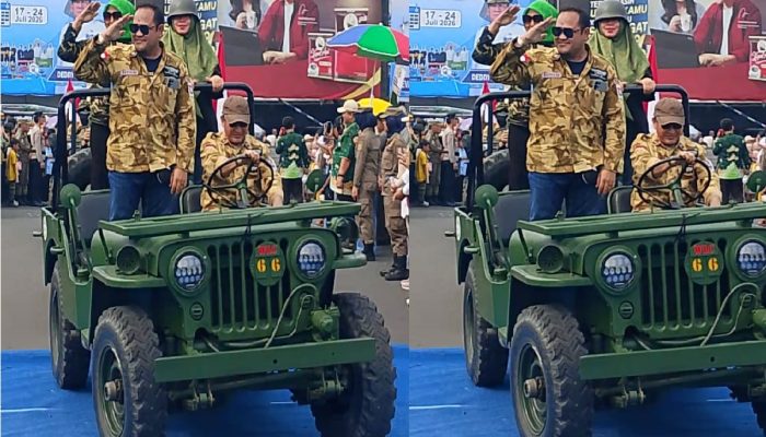 Puluhan Jeep Tua Turun Gunung! Willys Lampung Community Curi Perhatian di Pawai Budaya HUT ke-344 Kota Tapis Berseri!