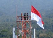 Pengibaran Merah Putih di Menara 74 Meter, Puslatpurmar 8 Teluk Ratai Kobarkan Semangat Kemerdekaan