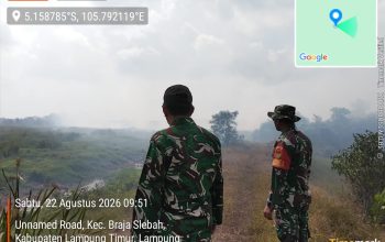Karhutla Way Kambas: Kodam XXI Kerahkan Pasukan Yonif TP 943 dan Drone