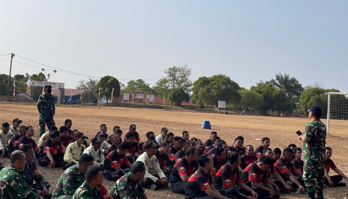 Perkuat Sinergi Pencegahan Karhutla, Tim Penyuluh Mabes TNI Edukasi Karyawan PT PSMI