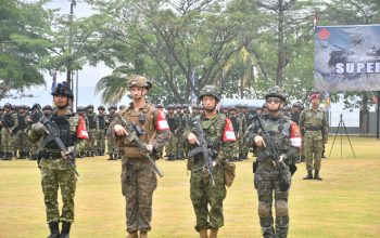 Danbrigif 4 Marinir/BS Resmi Buka Latgabma Super Garuda Shield (SGS) Marfor 2026 di Yonif 7 Marinir