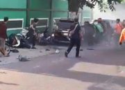 Kecelakaan Beruntun di Depan MTsN 1 Bandar Lampung: Avanza Tabrak 7 Motor, Korban Dilarikan ke Rumah Sakit