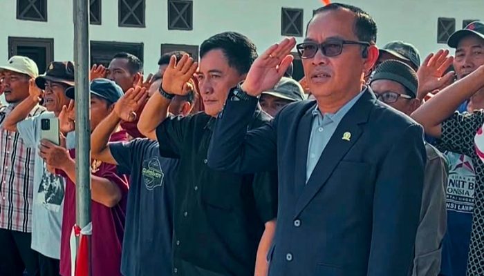 Peringati HUT ke-81 RI di Desa Sungsang, Deni Ribowo Soroti Ketimpangan Akses Daerah 3T di Lampung