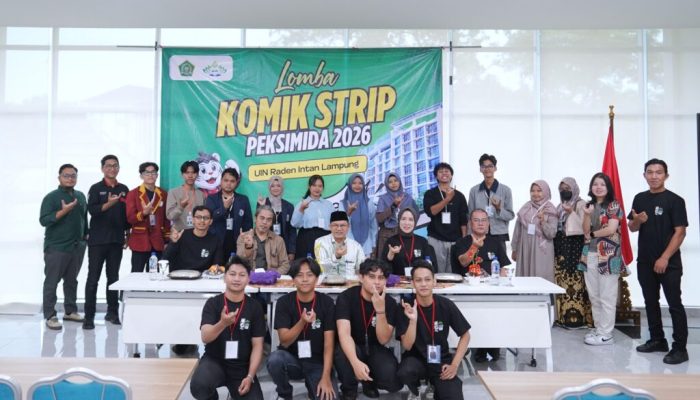 UIN RIL Jadi Tuan Rumah Lomba Komik Strip PEKSIMIDA Lampung 2026