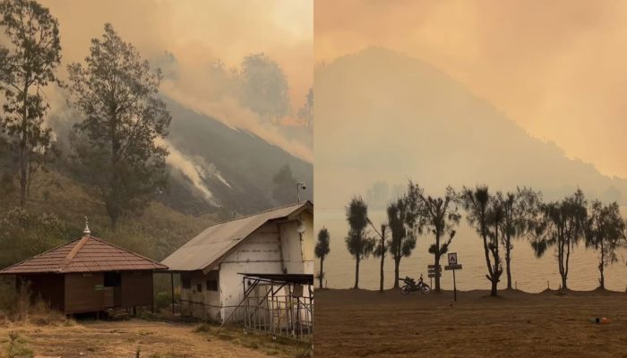Detik-Detik Guide & Relawan Terjebak Kepungan Asap Kebakaran Gunung Semeru! 