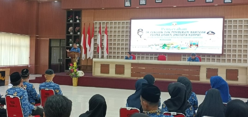 95 ASN Pemkot Bandar Lampung Pensiun, Dapat Tali Asih Rp1,5 Juta