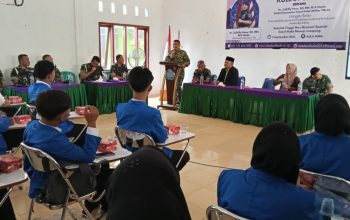 Tim Penyuluh Karhutla Mabes TNI Berikan Edukasi Pencegahan Karhutla Kepada Mahasiswa STIS DARUL HUDA Mesuji