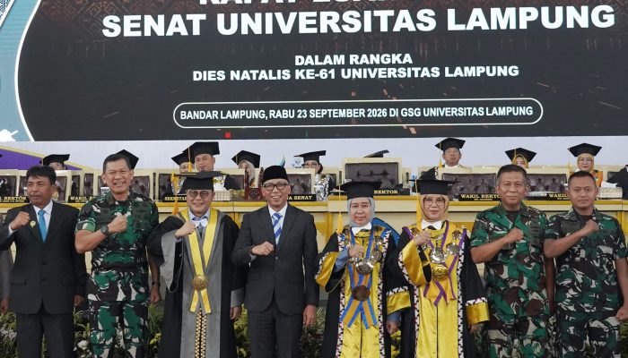 Dies Natalis Ke-61 Unila, Pangdam XXI/Radin Inten Dorong Generasi Unggul