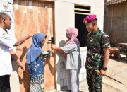 Wujud Kepedulian Prajurit, Danyonif 9 Marinir Resmikan Bantuan Bedah Rumah Layak Dan Sehat