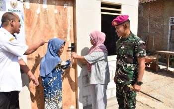 Wujud Kepedulian Prajurit, Danyonif 9 Marinir Resmikan Bantuan Bedah Rumah Layak Dan Sehat
