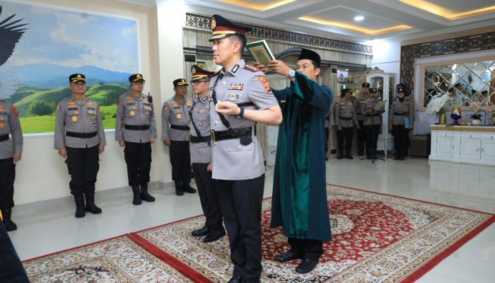 Kombes Pol Eko Bagus Riyadi Resmi Jabat Kapolresta Bandar Lampung