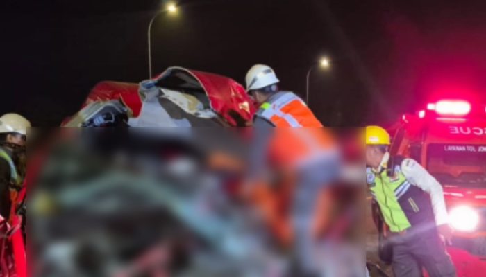 Diduga Sopir Mengantuk Hingga Oleng, Kronologi Tabrakan Maut Hiace Menghantam Truk di KM 687 Tol Jombang-Mojokerto