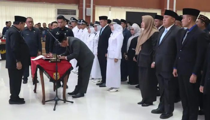 111 Pejabat Pemkot Bandar Lampung Dilantik, 17 Kepala Puskesmas Masuk Daftar