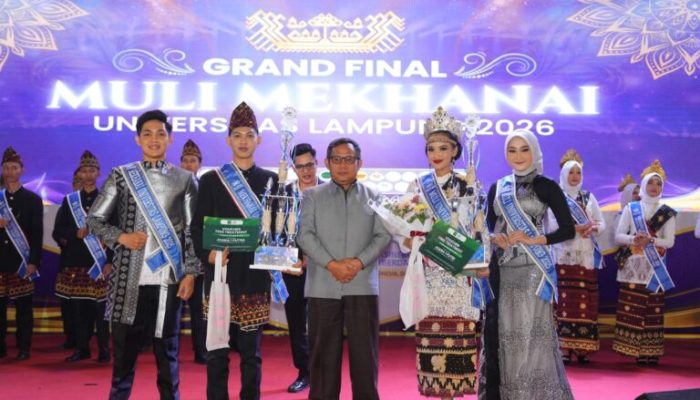 Astrida dan Raihan Jadi Muli Mekhanai Unila 2026, Siap Promosikan Budaya Lampung
