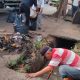 Tingkatkan Kebersihan Lingkungan, Kelurahan Pahoman Gotong Royong Angkatin Sampah Disaluran Air