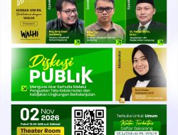 Bedah Tuntas Masalah Karhutla! UIN Raden Intan Lampung Gandeng WALHI Gelar Diskusi Publik