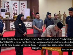 RAPBD Bandar Lampung 2027 Tembus Rp2,84 Triliun, DPRD Disorot Ke Mana Anggaran Terbesar Mengalir?